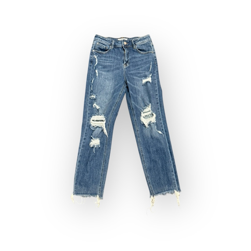 RISEN WOMENS JOSEPHINE HIGH RISE GIRLFRIEND JEANS SZ 9/29​​